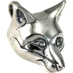 Drakkaria LIŠKA, liščí hlava, stříbrný přívěsek, Ag 925 10g