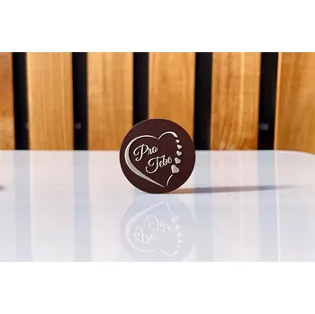 Čokoláda Čokoládovna Troubelice Čokoládové kolečko Pro tebe, 5g Varianta: hořká 75%