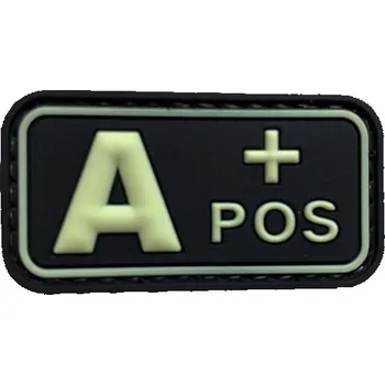 Nášivka A POS PVC Patch Glow in the Dark