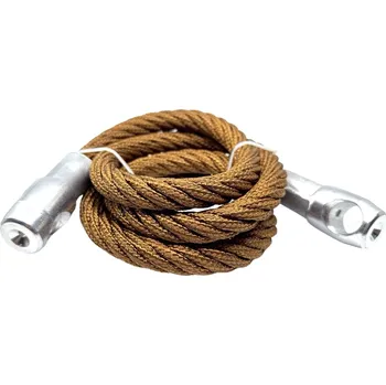 Lano Lano s bočními spoji - hnědé 3m