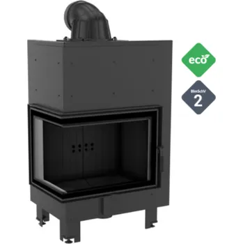 KRATKI MBZ 13kW BS Levá BLACK krbová vložka