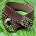 Drakkaria RANÝ STŘEDOVĚK, kožený pásek hnědý