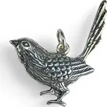 Drakkaria SÝKORKA, stříbrný přívěsek, Ag 925