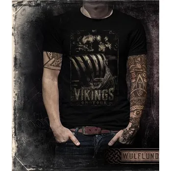 Pánské tričko Drakkaria VIKINGS ON TOUR, Tričko pánské