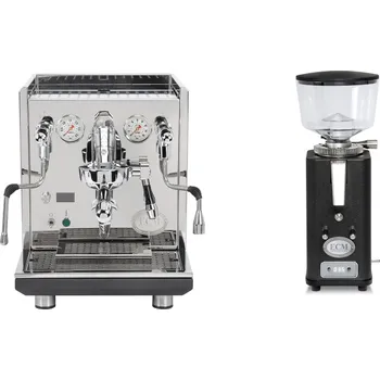 Kávovar ECM Synchronika II + ECM S-Automatik 64, anthracite