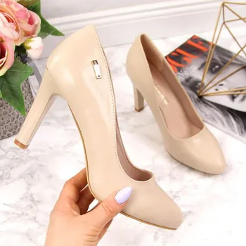 Dámské lodičky Dámské lodičky SK3J 04-2023 Béžová - Sergio Leone béžová 39