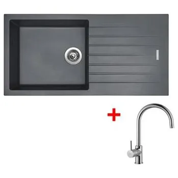 Kuchyňský dřez Sinks PERFECTO 1000 Titanium + Vitalia