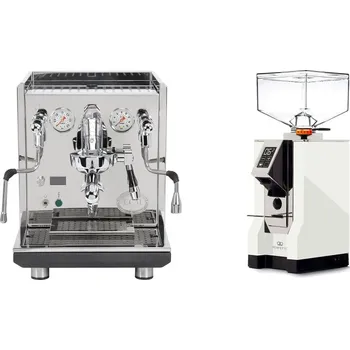 Kávovar ECM Synchronika II + Eureka Mignon Perfetto, CR white