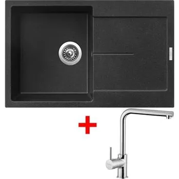 Kuchyňský dřez Sinks ULTIMA 790 Granblack + Elka