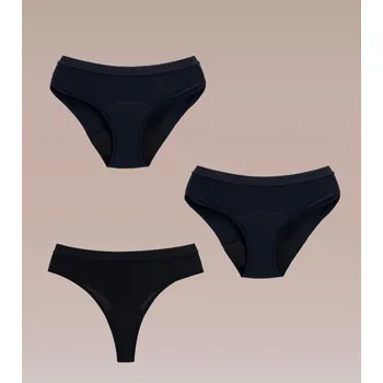 Menstruační kalhotky SNUGGS Balíček Active - 3 ks - Menstruační kalhotky s výdrží až 12 hodin