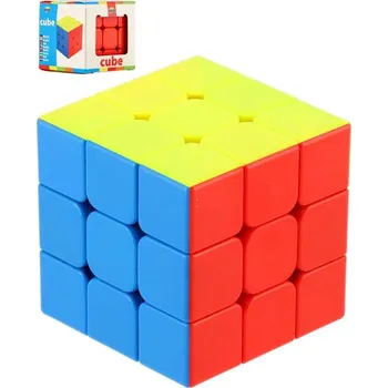 Hlavolam Hra skládací kostka (Rubikova) dětský hlavolam 3x3x3 plast