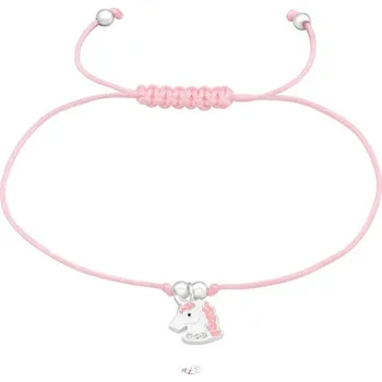 Náramek All4Silver Dětský náramek stříbrný Jednorožec S2519