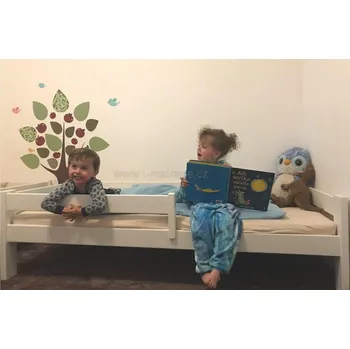 Postel Dřevěná postel Emilka 180x80 Smrk Doprava ZDARMA.