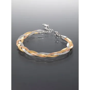 Náramek Prosperk Masivní náramek z chirurgické oceli stříbrné, zlaté a měděné barvy S4872