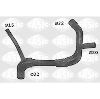 Motor automobilu Hadice chladiče SASIC SWH6655