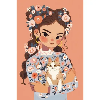 Plakát Plakát, Obraz - My Cat And Me, Treechild