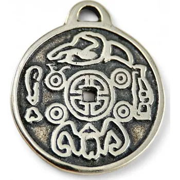 Přívěsek Drakkaria Amulet Bohatství buddhistický Feng Shui, stříbrný přívěsek, Ag 925