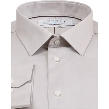 Pánská košile FERATT Pánská košile F-LINE NON IRON REGULAR šedá Velikost: XL