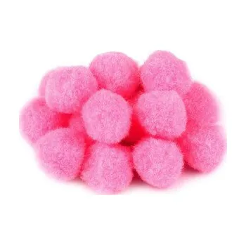 Galanterie Bambulka Ø25 mm - 100 ks - 7 růžová