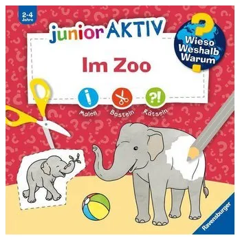 První čtění Wieso? Weshalb? Warum? junior AKTIV: Im Zoo - Kockmann, Oliver