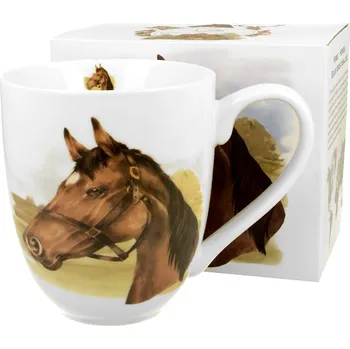 DUO Gifts DG - Porcelánový hrnek jumbo XXL portrét Koně v dárkové krabičce - 1 litr