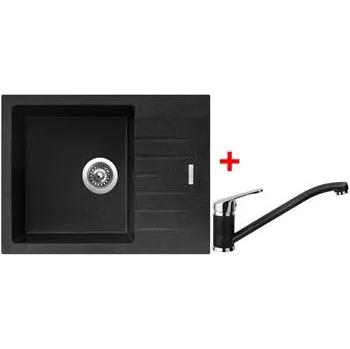 Granitový dřez Sinks PERFECTO 650 Granblack + Pronto GR