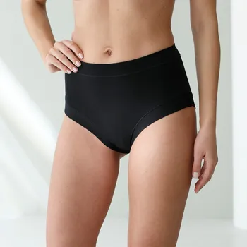 Kalhotky Sada 2 kalhotek maxi s plochými švy bez pruženek bílá+černá 38/40