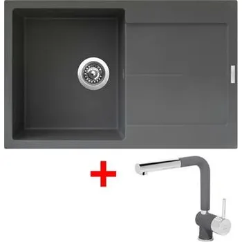 Granitový dřez Sinks ULTIMA 790 Titanium + Mix 3 P GR