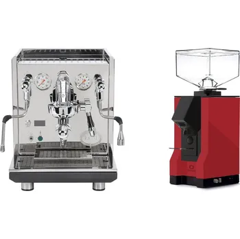 Kávovar ECM Synchronika II + Eureka Mignon Silenzio, BL ferrari red