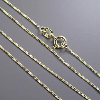 Řetízek Zlatý řetízek PANCER 0,85mm 1,25g 40cm Zlato 14k(585/1000)