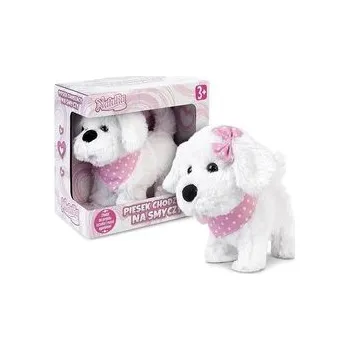 plyšák Piesek chodzący na smyczy Natalia