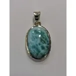 Stříbrný přívěsek s larimarem