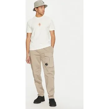 Pánské oblečení C.P. Company Kalhoty z materiálu 18CMPA169A005694G Béžová Relaxed Fit 52