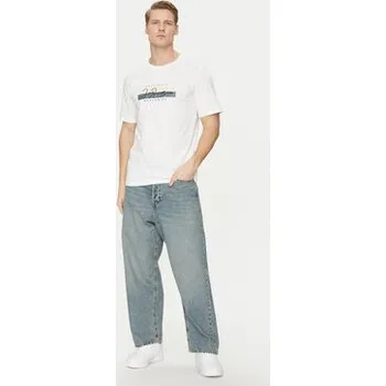 Pánské tričko Jack & Jones T-Shirt Frederiksberg 12278266 Bílá Regular Fit XL