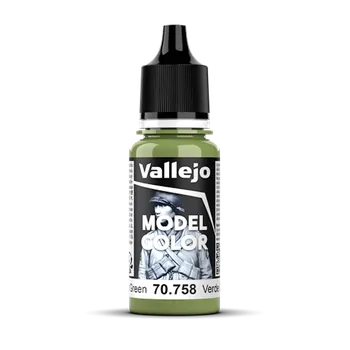 Modelářská barva Vallejo Model Color 70758 Bright Green 18ml - barva na modely