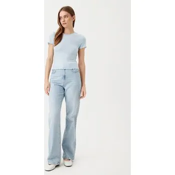 Pánské tričko Noisy May T-Shirt Berry 27015446 Světle modrá Slim Fit S