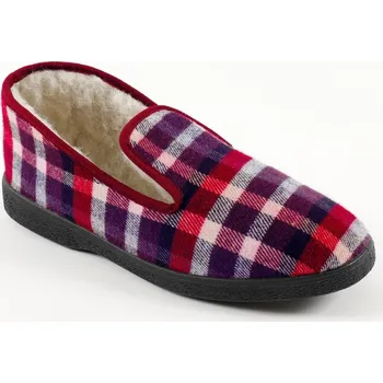 Dámské žabky Bačkory s hřejivou podšívkou bordó 41