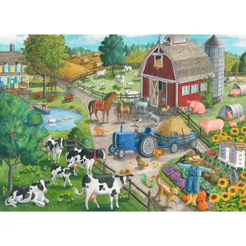Puzzle Puzzle doma na farmě 60 dílků RAVENSBURGER