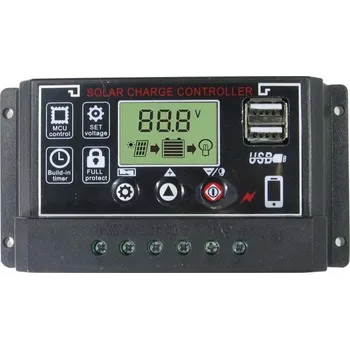 Solární regulátor PWM BL915C 36-48-60V/30A+USB pro různé baterie