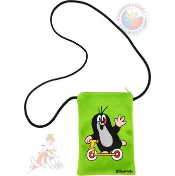 plyšák Moravská ústředna Taštička na krk KRTEK (Krteček) Zelená (plyšová hračka)