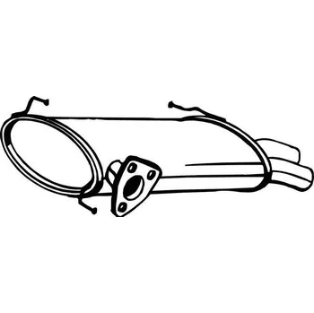 Výfukový systém Zadní tlumič výfuku BOSAL 135-131