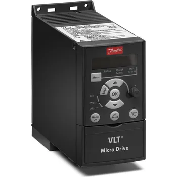 Frekvenční měnič Frekvenční měnič Danfoss FC-051PK18S2: 0,18kW, 200-240VAC napájení, IP20
