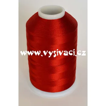 Nit vyšívací nitě červená ROYAL C725 návin 5000m viskóza návin: 1 kón návin 5000m *** SKLADEM 3 kóny