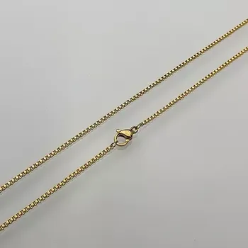 Řetízek Ocelový řetízek zlatý - 55cm