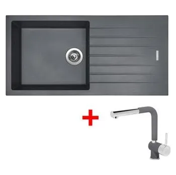 Granitový dřez Sinks PERFECTO 1000 Titanium + Mix 3 P GR