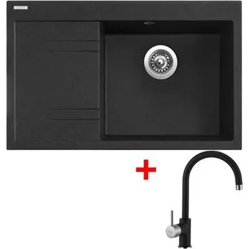 Kuchyňský dřez Sinks RIM 780 P Granblack + Vitalia GR