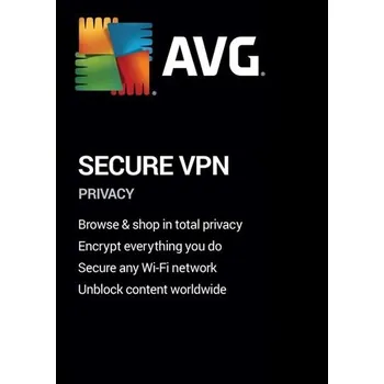 Antivir AVG Secure VPN 5 lic. / 2 roky