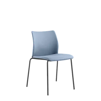 Jídelní židle Konferenční židle Trend 532-N1 (podnož černá, čal. sedák i opěrák, stohovatelná)