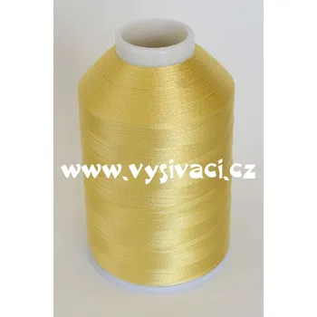Nit vyšívací nitě žlutá ROYAL C015 návin 5000m viskóza Jednotka: 1 kón návin 5000m