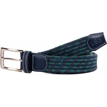 Opasek USG Pásek pletený Every day USG, navy/green Délka: 120 cm